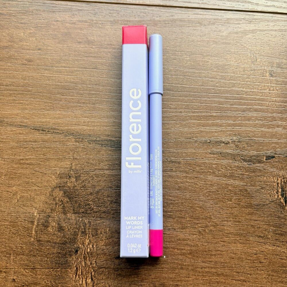 Florence by Mills Mark My Words Lip Liner Fierce Red 1.2g New in Box
